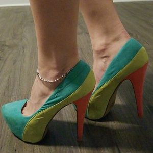 Multicolored Heels